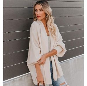 Vici POWER OF LOVE KNIT DOLMAN CARDIGAN - NWOT